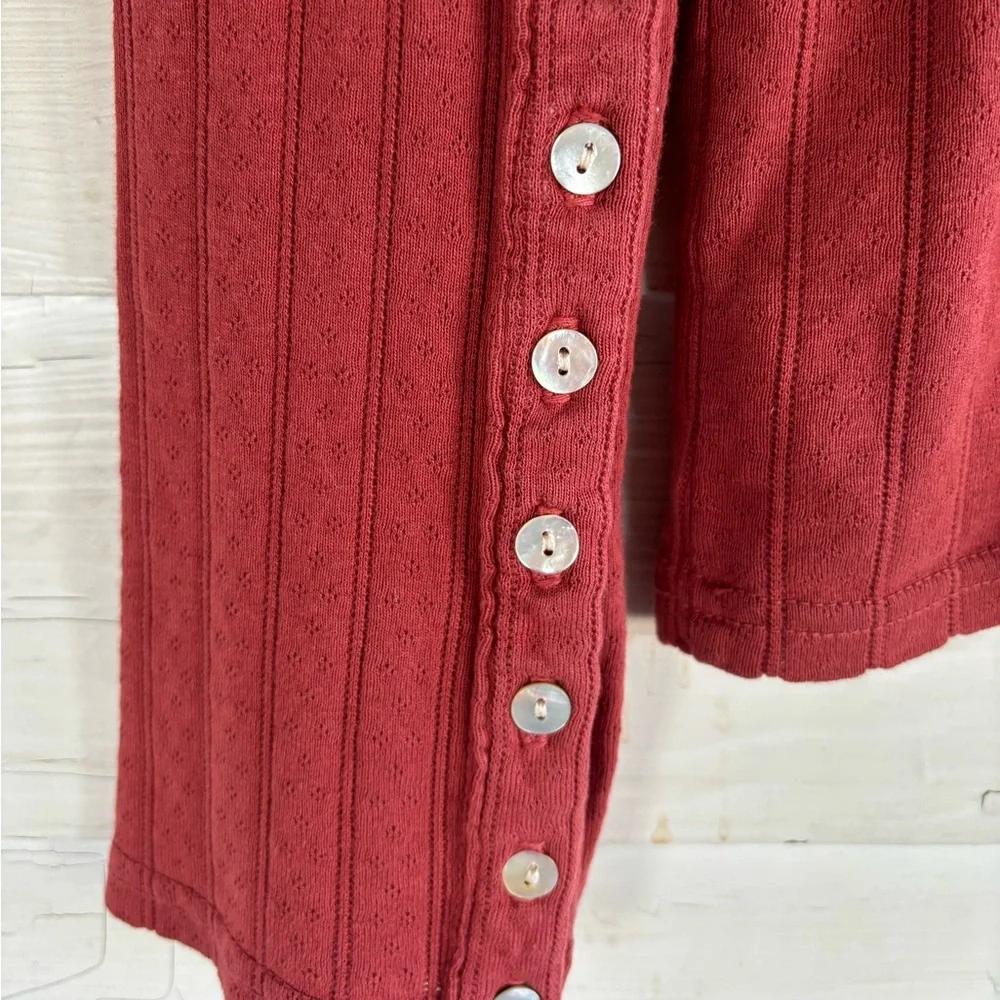 Emma Rothkopf Pointelle Henley - Picture 4 of 4